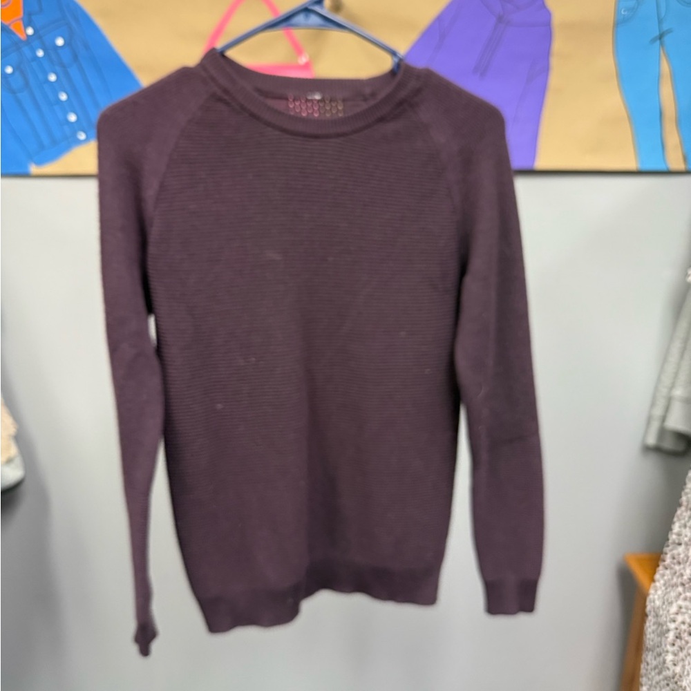 lululemon athletica women’s  Deep Purple Crewneck Sweater